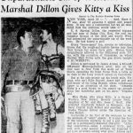 Unpardonable Sin of Westerns – Marshal Dillon Gives Kitty a Kiss